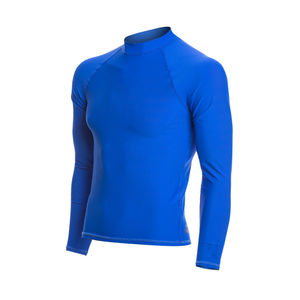 Premium <b>Men's</b> Rash Guards Long Sleeves BJJ MMA Sublimation Blank Compression <b>Shirt</b> UPF50 Spandex/Nylon Front Active Breathable - Product Image 2