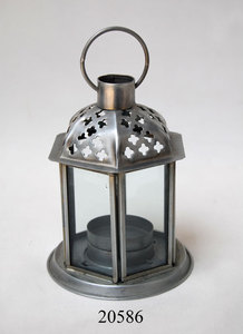 เชิงเทียนโลหะสีทองโคมไฟตาข่ายสไตล์ยุโรปใหม่ - Product Image 4