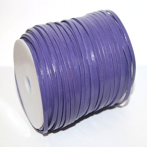 Genuine Flat Leather Laces 5mm 100 Meter Round Pattern Wire Jewelry Findings All Sizes Colors <b>Necklaces</b> Bracelets Jewelry Pieces - Product Image 1