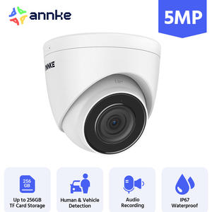 ANNKE C500 3K 5MP per la rete di sorveglianza domestica POE IP telecamera di sicurezza AI rilevamento Audio scheda SD Slot microfono telecamera CCTV - Product Image 2