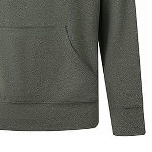 Men Hoodie With Drawstring Hood <b>Thick</b> <b>Fleece</b> Pullover Sweatshirt Winter Warm Casual Cotton Streetwear uploaded by Dress Sports - Product Image 3