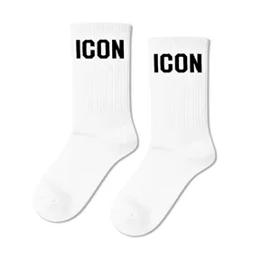 Chaussettes de sport colorées personnalisables avec logo imprimé, broderie, sublimation, compression, propriétés antibactériennes pour les athlètes - Product Image 1