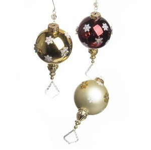 เครื่องประดับคริสต์มาส DIY ที่กําหนดเองมือเป่าแก้วตกแต่งต้นคริสต์มาสลูกแก้วแขวนเครื่องประดับ - Product Image 4