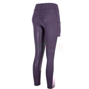 Leggings Deportivos de Mujer de Alta Elasticidad, Impermeables y Resistentes al Viento, con Control de Abdomen, Efecto Levanta Glúteos, Spandex/Poliéster, Cintura Media - Product Image 2