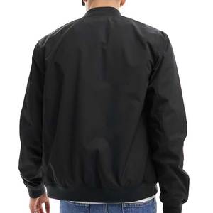 Vente en gros OEM ODM personnalisé hommes blouson aviateur Streetwear Varsity Baseball Flight Jacket léger à la mode veste d'extérieur décontractée - Product Image 2