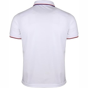 Nouveauté T-shirts polo pour hommes, tissu tricoté respirant et ajusté, imprimé sur mesure, de couleur simple avec motif brodé - Product Image 3