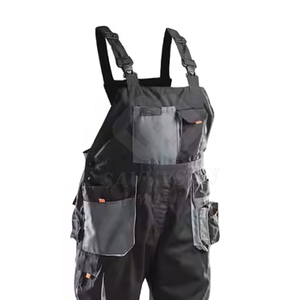 Overol de trabajo industrial para hombre OEM 2025, 100% algodón, transpirable, de seguridad, uniformes de trabajo hechos en Pakistán - Product Image 4