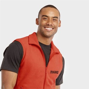 <b>Men's</b> Unique Design Polar Fleece Vest Breathable Body <b>Warmer</b> with Zipper Customizable Colors <b>for</b> Winter Shooting Gilets Vests - Product Image 6