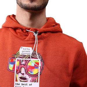 Sudaderas con capucha de lana de estambre de algodón 2025 de alta calidad para hombre, ropa de calle bordada, venta al por mayor, 100% - Product Image 5