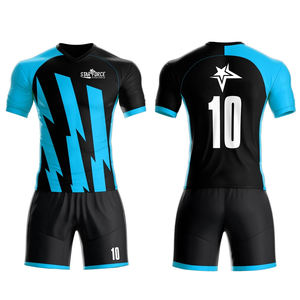 Uniformes de fútbol Camisetas de fútbol de entrenamiento de poliéster Los más vendidos profesionales Deportes al aire libre Logotipos personalizados - Product Image 2