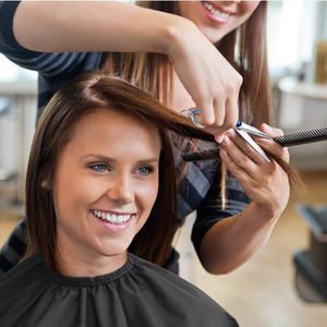 กรรไกรสำหรับร้านตัดผมพร้อมที่วางนิ้วซ่อมได้และสกรูปรับได้สถานเสริมความงามทำจากสแตนเลสพร้อมห่วงพลาสติก - Product Image 6