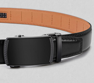 Cinturón de Cuero Genuino para Hombre, Moderno y Elegante, con Hebilla de Aleación, Tendencia desde Pakistán, Venta al Por Mayor - Product Image 3