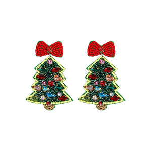 Best Selling Unisex Gold and Silver Plated Geometric Drop Earrings Christmas Jewelry from India - Product Image 6