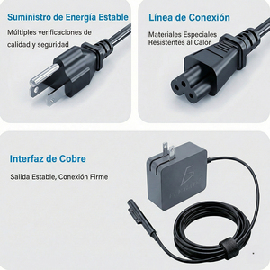 Alimentatore 24W 12V 2A per Microsoft Surface Pro 3 Pro 4, in Lega di Alluminio, Presa EU Standard, Uscita 5V/1A, Potenza 90W - Product Image 3