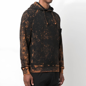 Meilleur design personnalisé pulls à capuche délavés à l'acide de haute qualité pour hommes, impression décontractée, couleurs unies en stock - Product Image 2