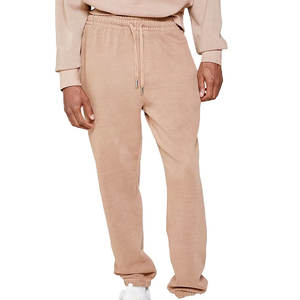 Fournisseur en gros de pantalons de jogging en molleton, proposant des pantalons de survêtement en tissu épais avec des revers côtelés et un imprimé personnalisé pour les commandes en gros - Product Image 6