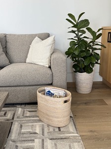 Panier de rangement rond en rotin naturel, écologique, fait main, moderne, multifonctionnel, Artex Green Earth, fabriqué au Vietnam - Product Image 4