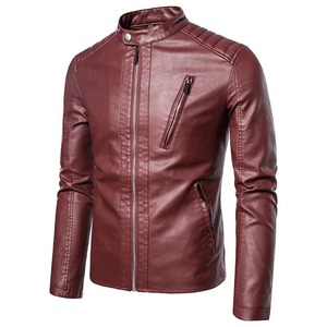 Legacy Black Veste de motard pour homme en cuir véritable avec doublure et poches en viscose matelassée Col montant Veste en toile à fermeture éclair pour homme - Product Image 4
