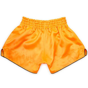 Pantalones Cortos de Boxeo Muay Thai Unisex al por Mayor, Suaves, Transpirables, con Logotipo Frontal, de Secado Rápido, 100% Poliéster - Product Image 2