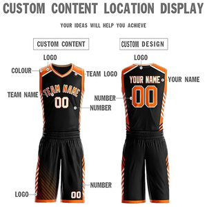 Nuevo 2025 personalizado 100% poliéster transferencia de calor de alta calidad ropa de baloncesto personalizada último conjunto de uniforme deportivo al aire libre transpirable - Product Image 4