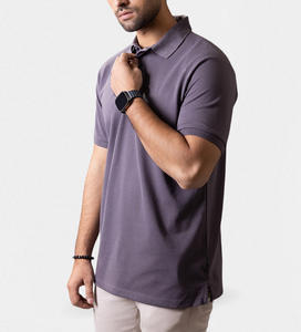 Camiseta Deportiva Personalizada para Hombre, Bordada, de Algodón, para Gimnasio, Secado Rápido, Golf, con Logotipo Estampado de Lujo, Transpirable, de Manga Corta - Product Image 3