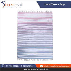 Alfombras de algodón tejidas a mano de gran venta con bordes elegantes que definen la forma y la función de estas alfombras tradicionales - Product Image 3