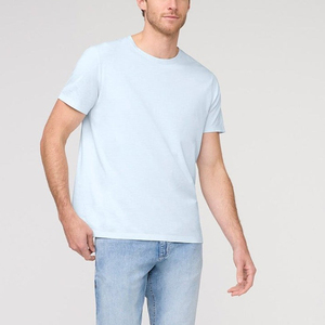 Camiseta lisa en blanco de alta calidad, camiseta personalizada con estampado personalizado para hombre, camiseta ligera para hombre - Product Image 2