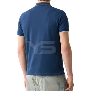 Polo informal con estilo para hombre-Tela de Jersey transpirable ODM Precio al por mayor Polos de golf con opción multicolor - Product Image 3