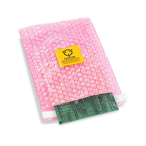 Factory Pink Antistatic <strong>Bubble</strong> <strong>Mailer</strong> Bag Air <strong>Bubble</strong> <strong>Mailer</strong> LDPE Plastic Wrap Pouch Electronic Shipping Shockproof Packaging - Product Image 2