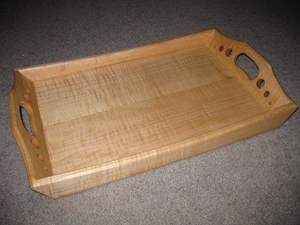 Bandeja de madera de primera calidad con asas de metal bandeja de servicio de vajilla de diseño único de Indian Metal World - Product Image 6