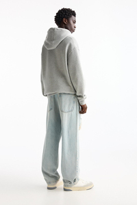 กางเกงยีนส์ทรงหลวมสำหรับผู้ชายกางเกงยีนส์สไตล์ฮิปฮอปจากปากีสถาน - Product Image 4