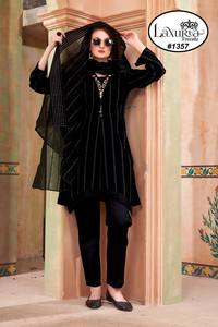 Elegant Pakistani Handwork Gown Exclusive Indian Traditional Wear for Parties Trusted Supplier's Kurti Pants Long Dupatta - Product Image 2