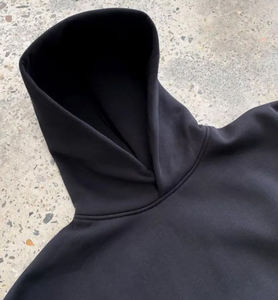 Sudadera de poliéster/algodón informal ajustada personalizada de lana de Color sólido de alta calidad de fabricante, ropa de calle con capucha de maternidad - Product Image 3