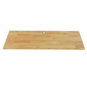 Minimalist Rectangular <b>Desk</b> 160x60cm 17mm Thick AA Grade Rubber <b>Wood</b> <b>Solid</b> <b>Wood</b> Durable for Bedroom Office <b>Desks</b> - Product Image 2