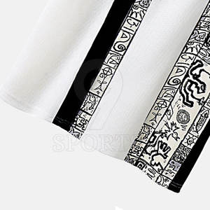 Camisetas estampadas ajustadas de buena calidad para hombre, ropa de calle de algodón 100%, camisetas nuevas teñidas lisas - Product Image 6