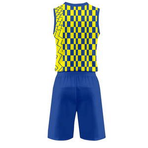 Ensemble d'uniformes de basketball à manches courtes de couleur rouge, design optimal, haute qualité, confortable, imprimé, grande taille, 100% polyester respirant - Product Image 4