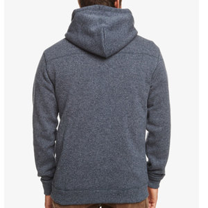 เสื้อสเวตเตอร์แขนยาวสำหรับผู้ชายเสื้อฮู้ดผ้าฟลีซแบบสวมหัวแขนยาวเปิดไหล่ - Product Image 3