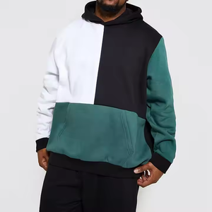 Vente en gros de sweats à capuche d'hiver personnalisés en polaire avec poche de couleur unie coupe régulière pull style meilleur prix streetwear de haute qualité pour hommes - Product Image 3