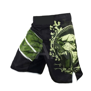 Shorts MMA pour hommes en vente chaude, taille élastique, uni, décontracté, ample, séchage rapide, respirant, vêtements de sport - Product Image 2