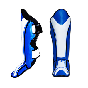 Espinillera de PU de alta calidad, empeine, diseño personalizado, protectores de piernas de lucha para adultos profesionales, calentadores directos de fábrica al por mayor - Product Image 4