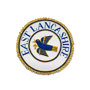 Full Set English Provincial Regalia Masonic <b>Apron</b> Collar Badge - Product Image 1