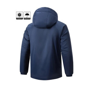 Veste Softshell Imperméable Coupe-Vent Design Personnalisé pour Hommes Motif Imprimé Léger Tactique Extérieur Col Roulé Fermeture à Glissière - Product Image 6
