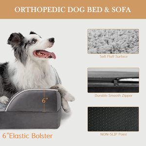 Soft Luxury Compressed Sponge Washable Orthopedic Cushion Cover Pet <strong>Dog</strong> <strong>Bed</strong> - Product Image 4