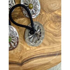 Coletero de Plata de Ley y Turquesa Kingman, Estilo Étnico Navajo, Hecho con Artesanía - Product Image 5