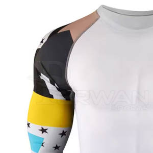 Nouveau design pour hommes, T-shirt de fitness respirant à manches longues en Spandex/Polyester 220g, service OEM pour la vente en ligne - Product Image 6