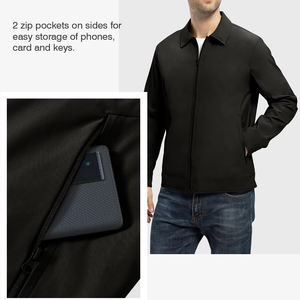 Chaqueta Cortavientos Ligera Impermeable de Alta Calidad con Cuello Camisero para Hombre, Logotipo Personalizado, Estilo Clásico para Uso en Exteriores - Product Image 5