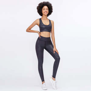 Sujetador deportivo para mujer de alta calidad al por mayor con logotipo frontal estilo sencillo superventas - Product Image 4