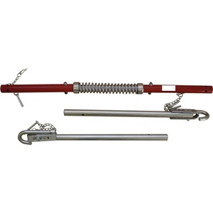 Barra de Remolque Galvanizada de 5.1 kg, Roja/Plateada, HP, L1800xW70xH55mm, Accesorio para Auto, Ganchos de Remolque - Product Image 1