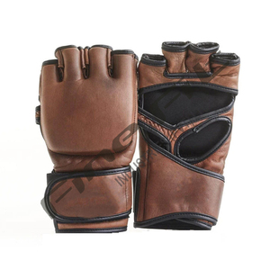 Gants de boxe personnalisés en cuir PU Gants de MMA Vente en gros Durable Training Fight Gear Arts martiaux professionnels Kickboxing - Product Image 4
