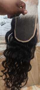 2 paquets d'Indian Pretty Deep Wave 22 "avec fermeture 5x5 HD assortie - Product Image 2